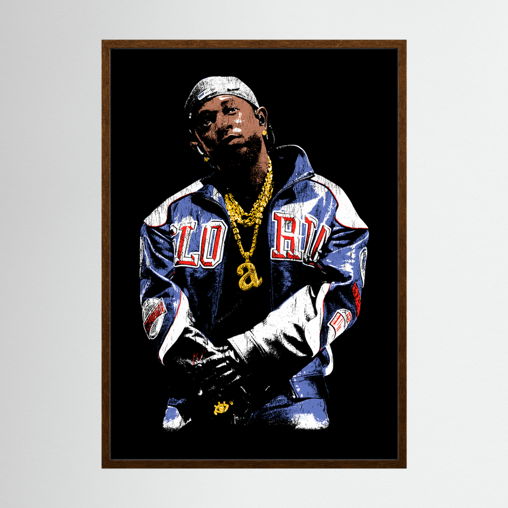 Midnight Icon | Black Hip-Hop Portrait Print