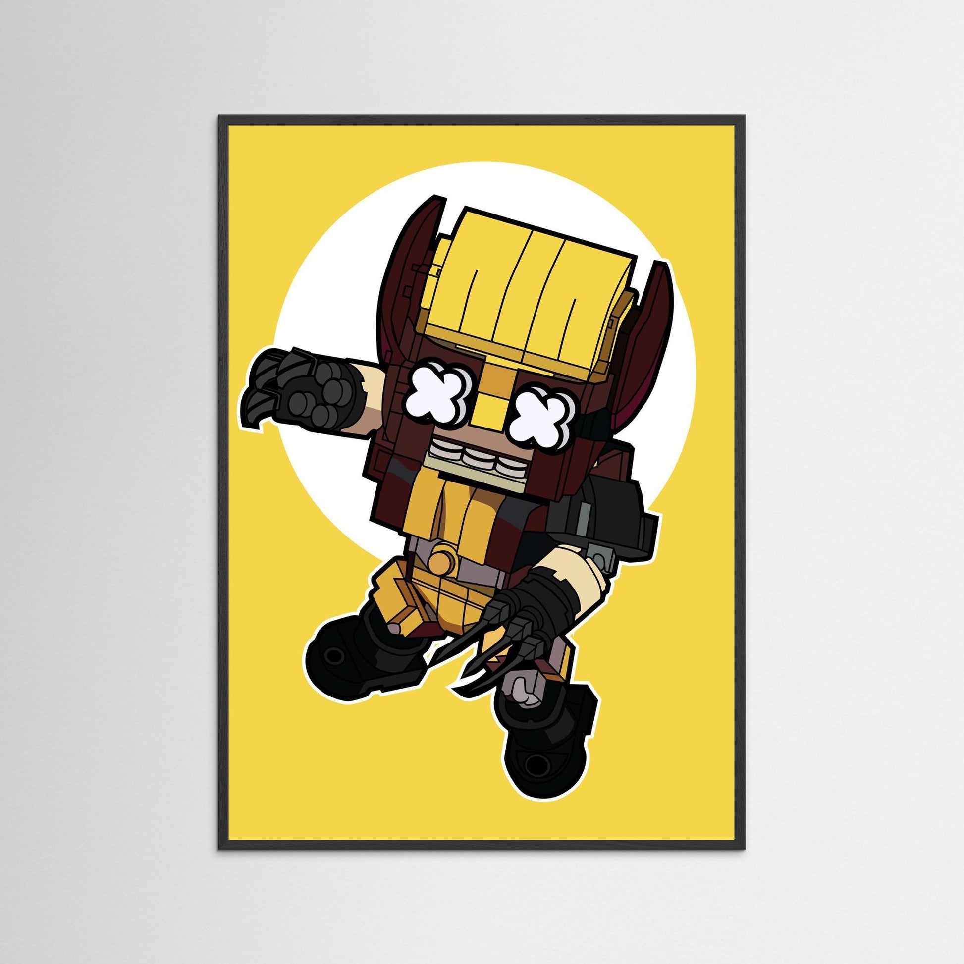 Action Packed Hero Poster Wall Art