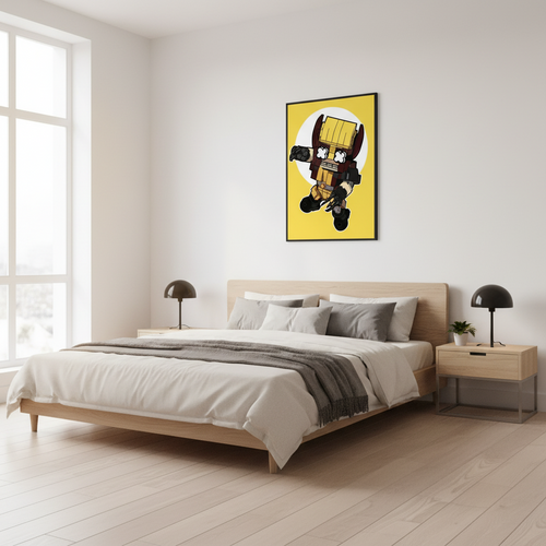Action Packed Hero Poster Wall Art