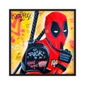 Comic Renegade | Red Pop Art Square Print