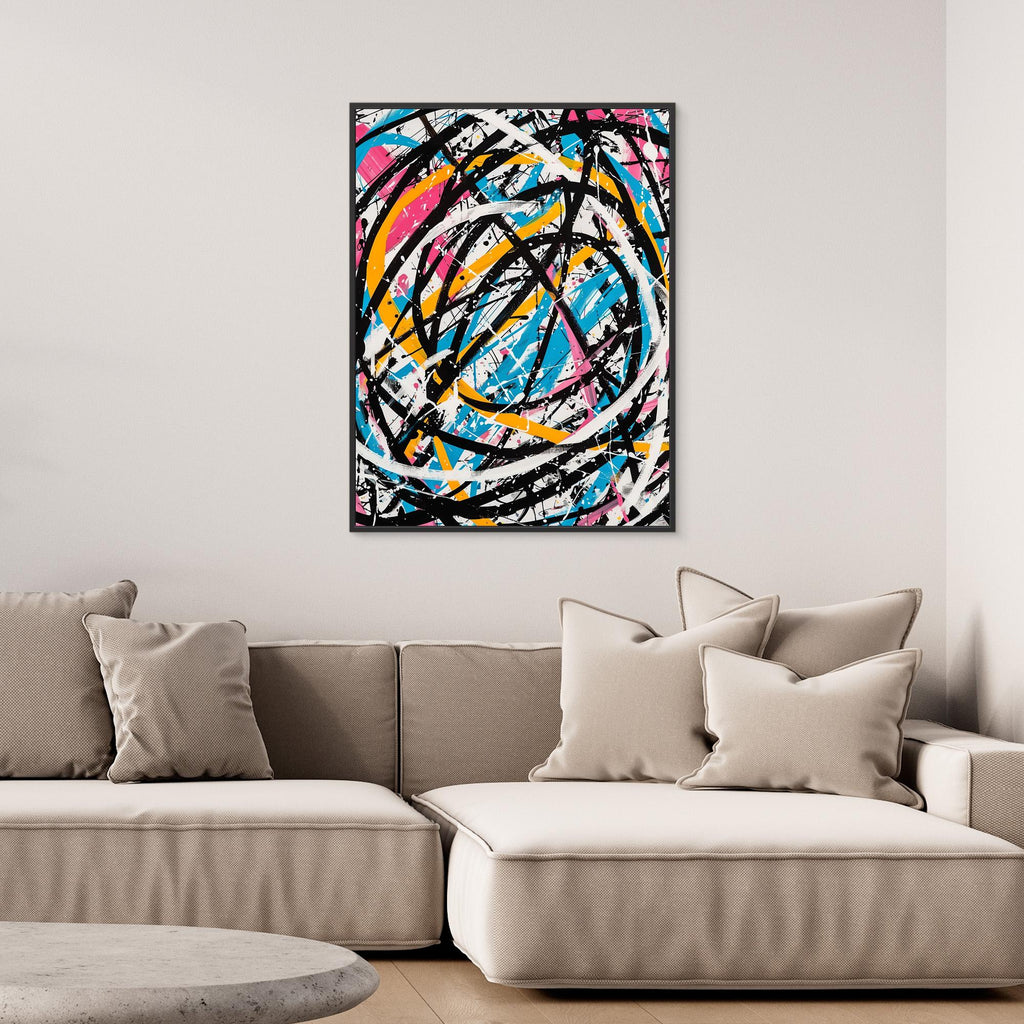 Chaotic Color – Digital Canvas Art Gallery