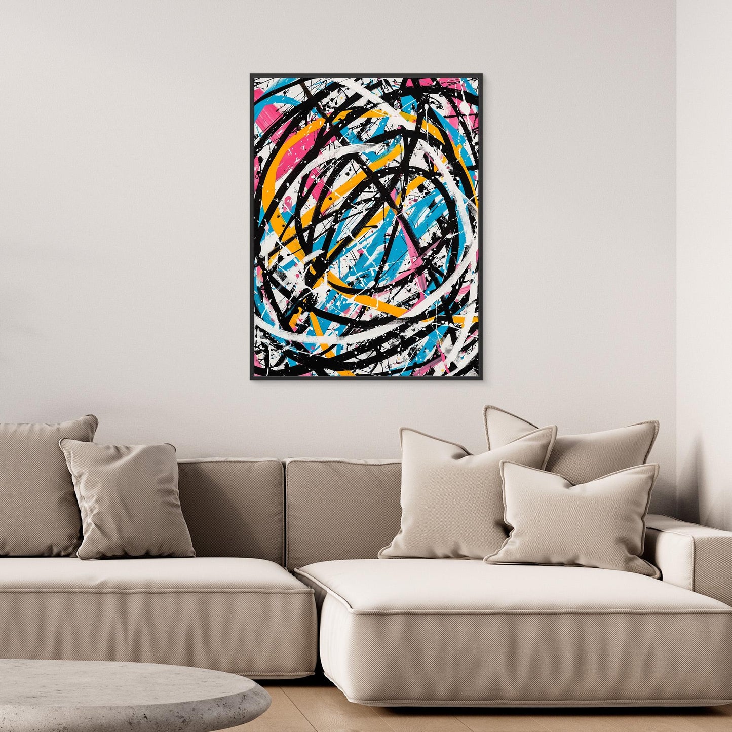 Chaotic Color – Digital Canvas Art Gallery