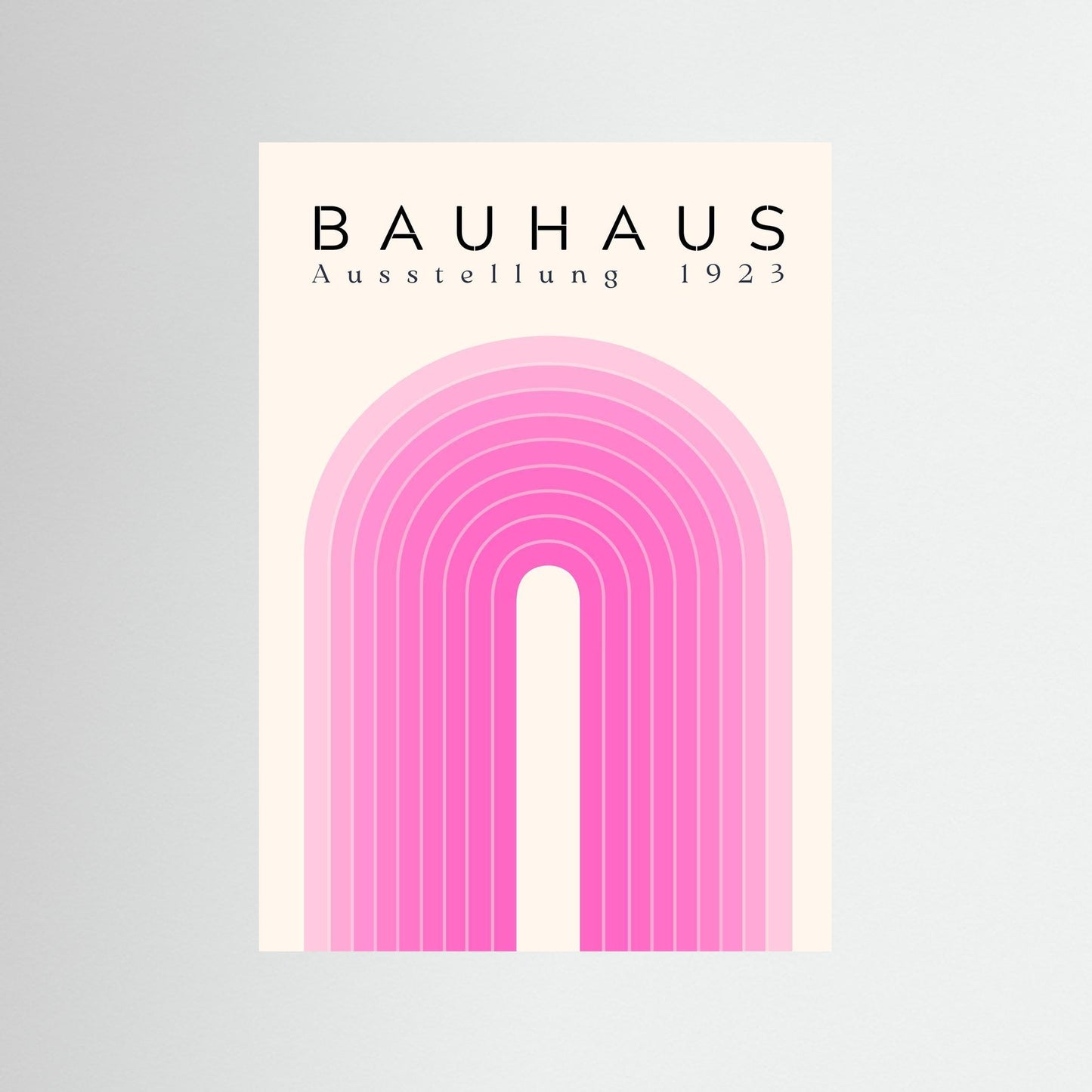 Bauhaus Pink Arch