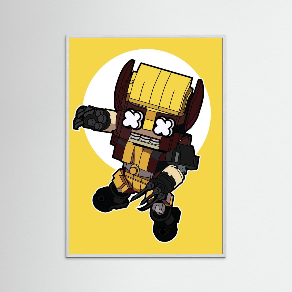 Action Packed Hero Poster Wall Art