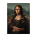 Mona Lisa parody with a clothes peg on her nose.