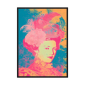 Electric Aristocrat – Pink Turquoise Pop Art Portrait