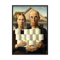 Gothic Stockpile humorous classical art parody print, product view 3.