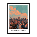 Highveld Skyline – Johannesburg Travel Poster
