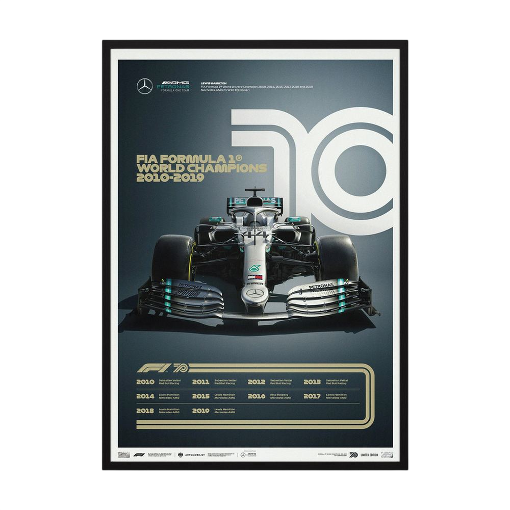 Silver Seventy-Five – Formula One Racing Car Poster