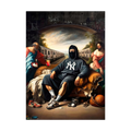 Renaissance-inspired street art group portrait, shown unframed.
