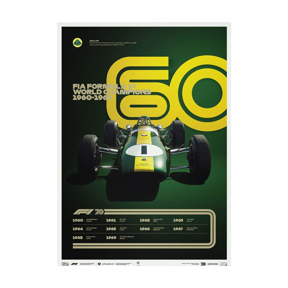 Green Sixty – Vintage Racing Car Poster
