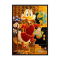 Global Fortune luxury cartoon wealth art print, product view 11.