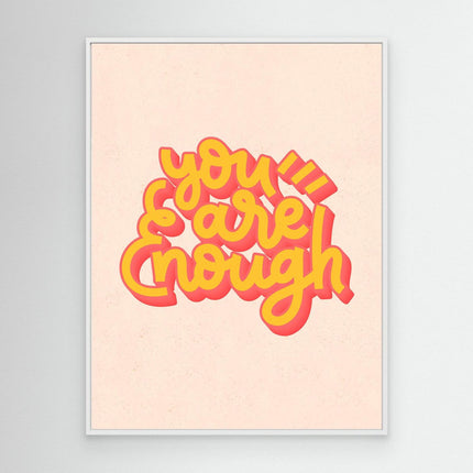 You’re Brave Enough – Retro Motivation Canvas