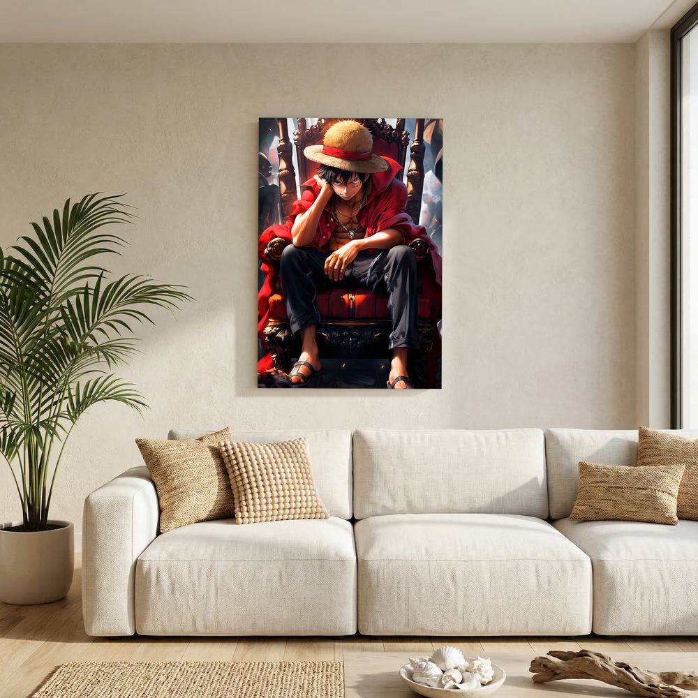 Crimson Throne anime pirate character art print, product view 6.