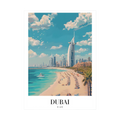Turquoise Coast – Dubai UAE Travel Poster