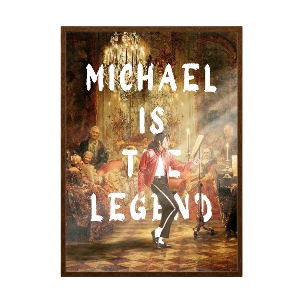 Moonwalk Legend – Pop Music Icon Parody Print