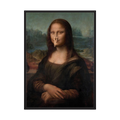 Mona's Secret funny Mona Lisa parody wall print, product view 3.
