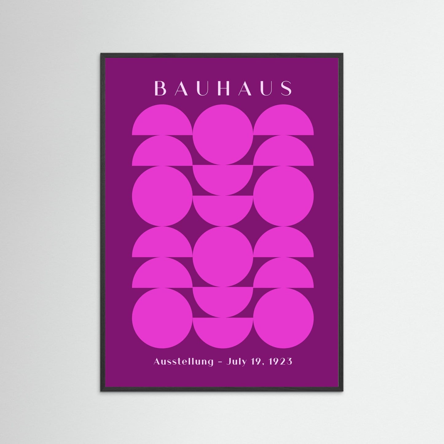 Bauhaus Purple Composition 