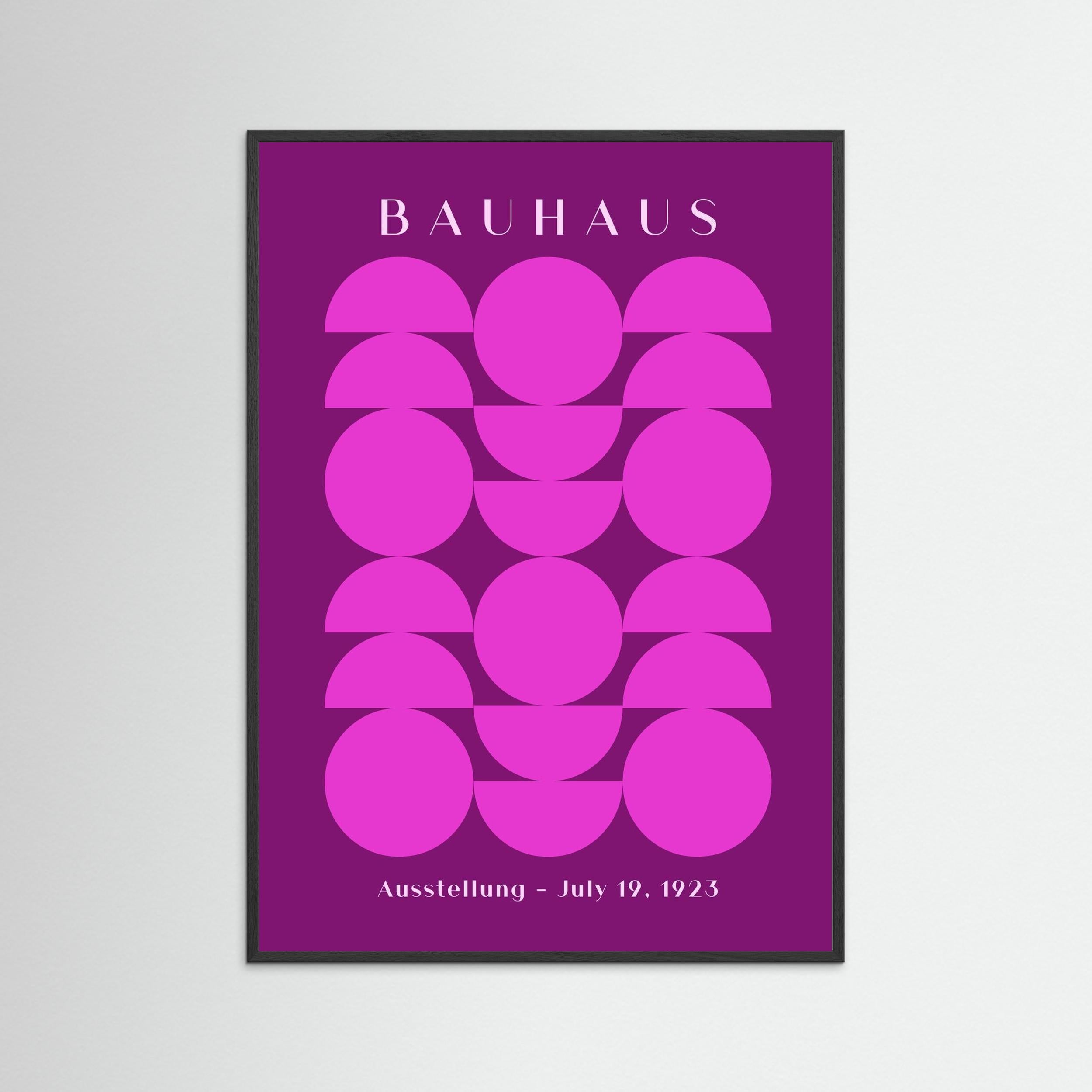 Bauhaus Purple Composition 