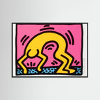 Abstract Pop Art Figure