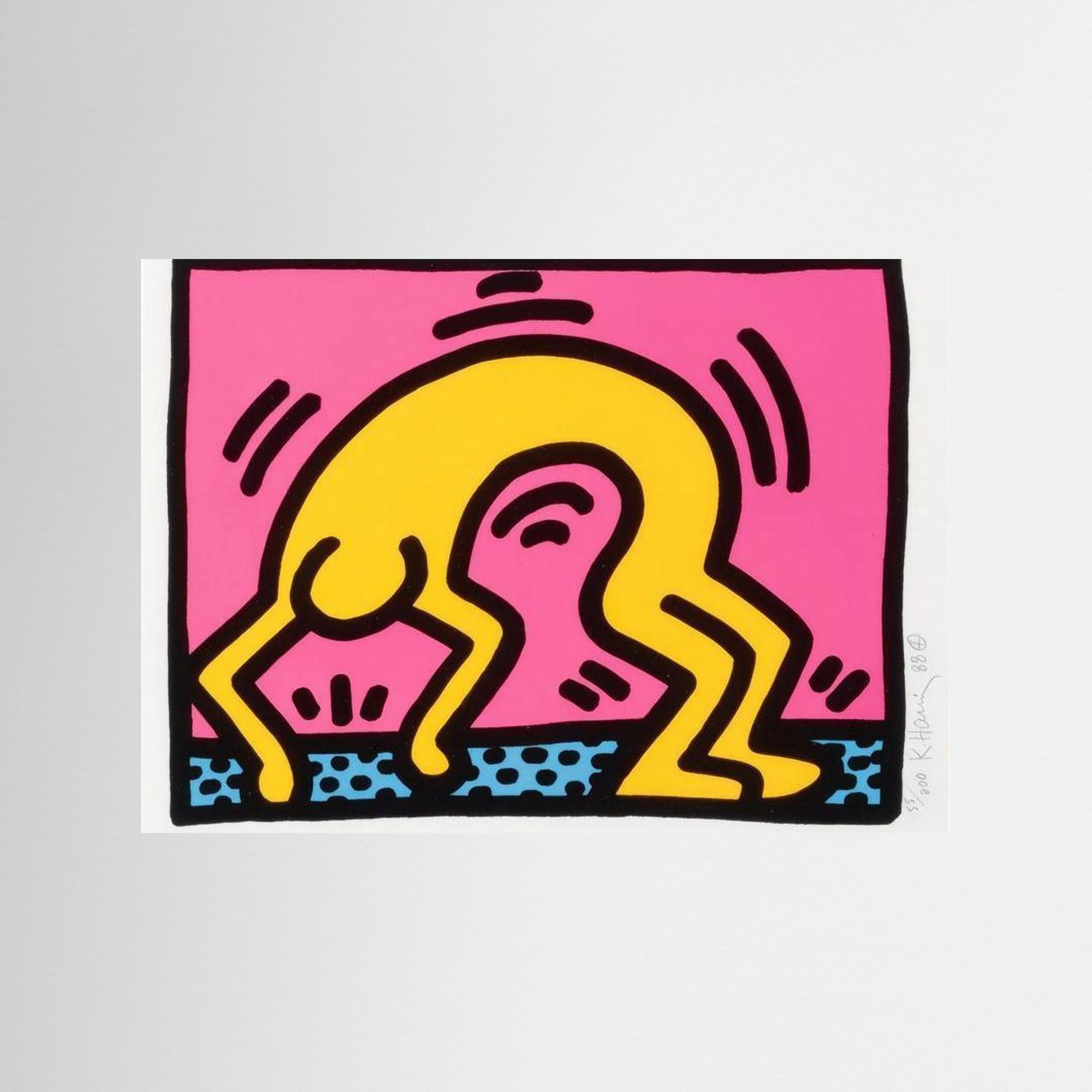 Abstract Pop Art Figure