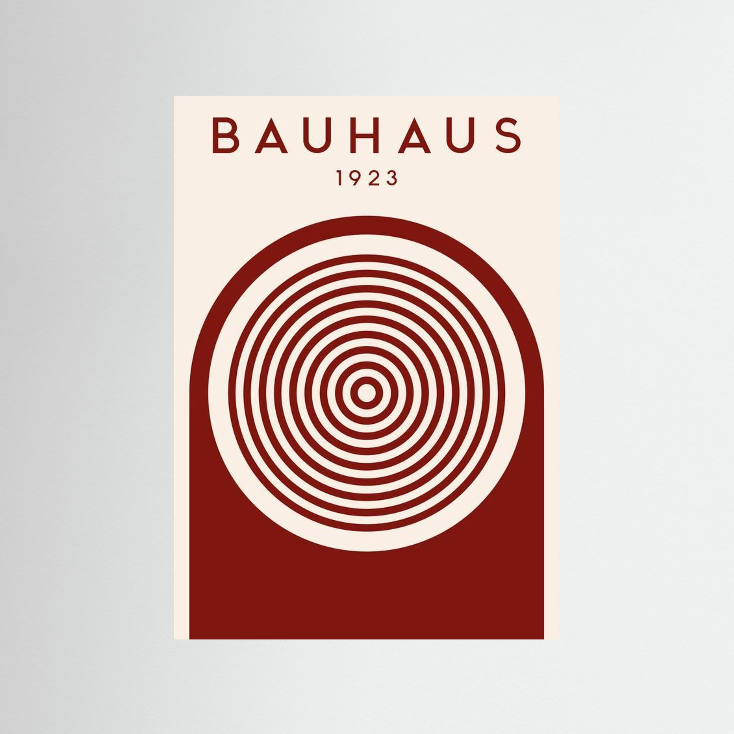 Bauhaus 1923 Concentric Circles
