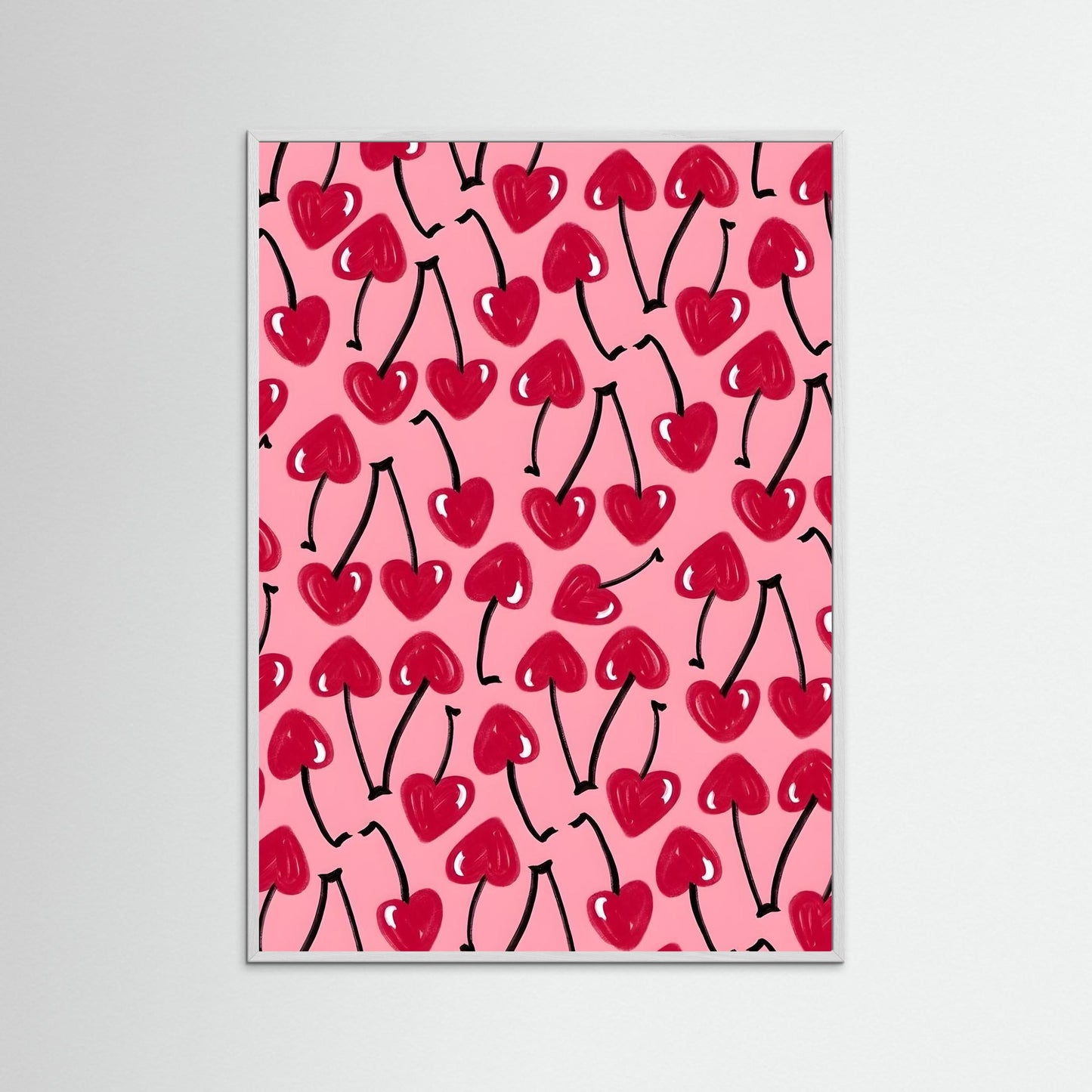 Heart Cherry Pattern