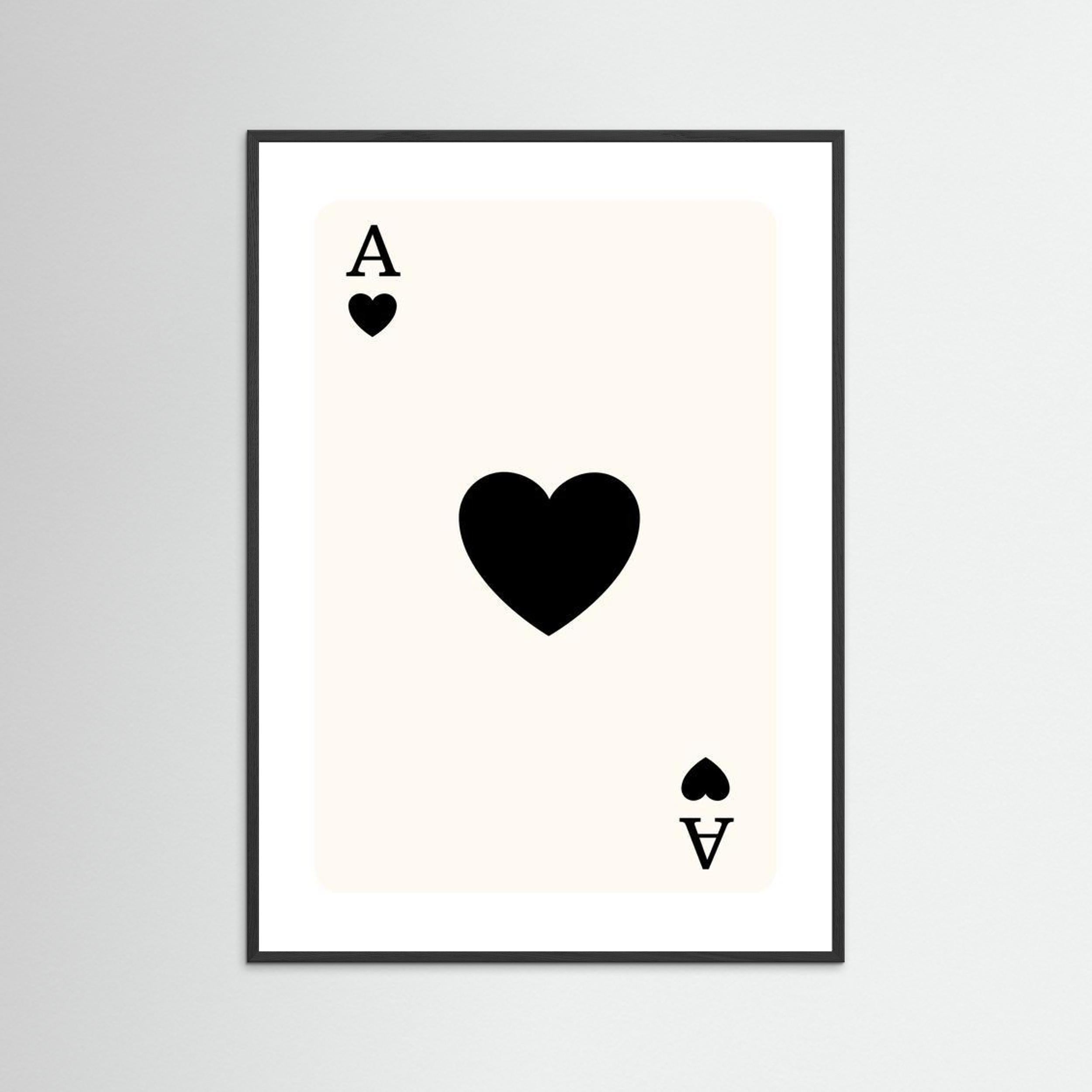Ace of Hearts Minimal 
