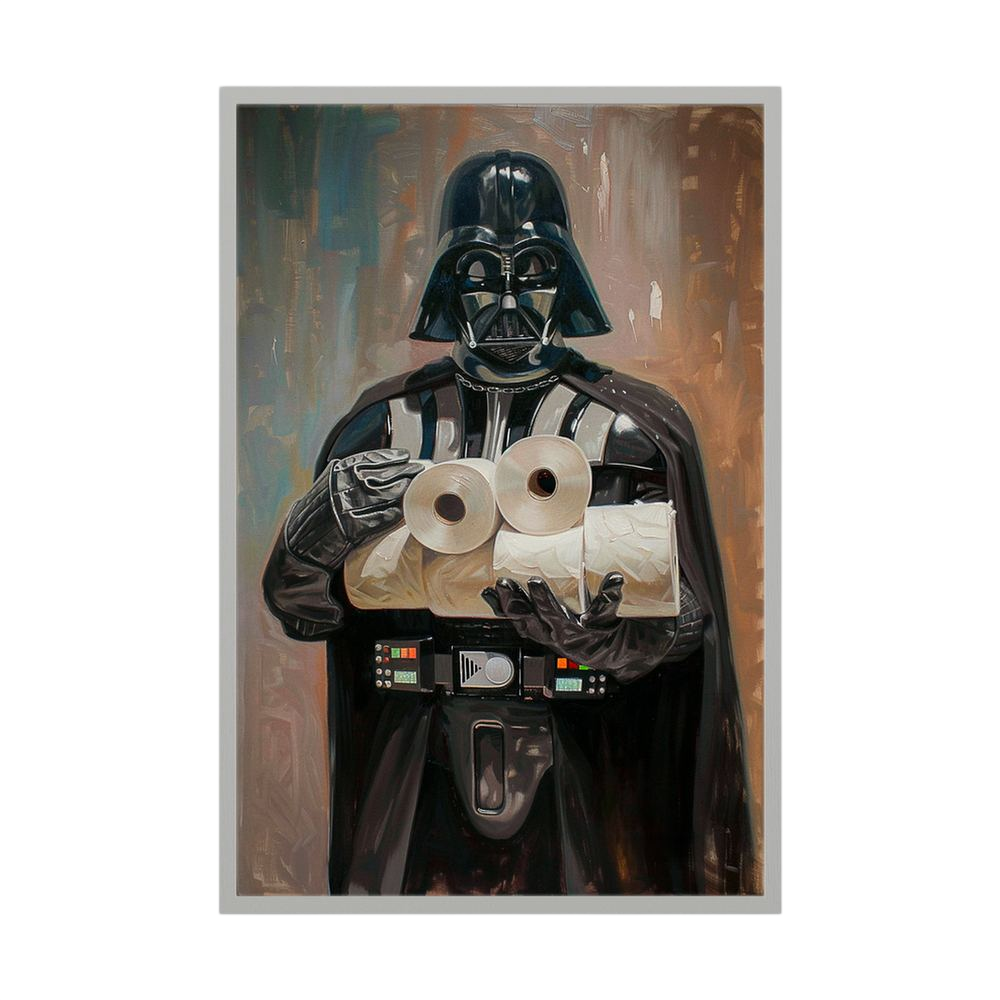 Dark Side Essentials humorous science fiction wall print, product view 4.