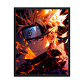 Fire Within dramatic anime ninja wall print, product view 3.