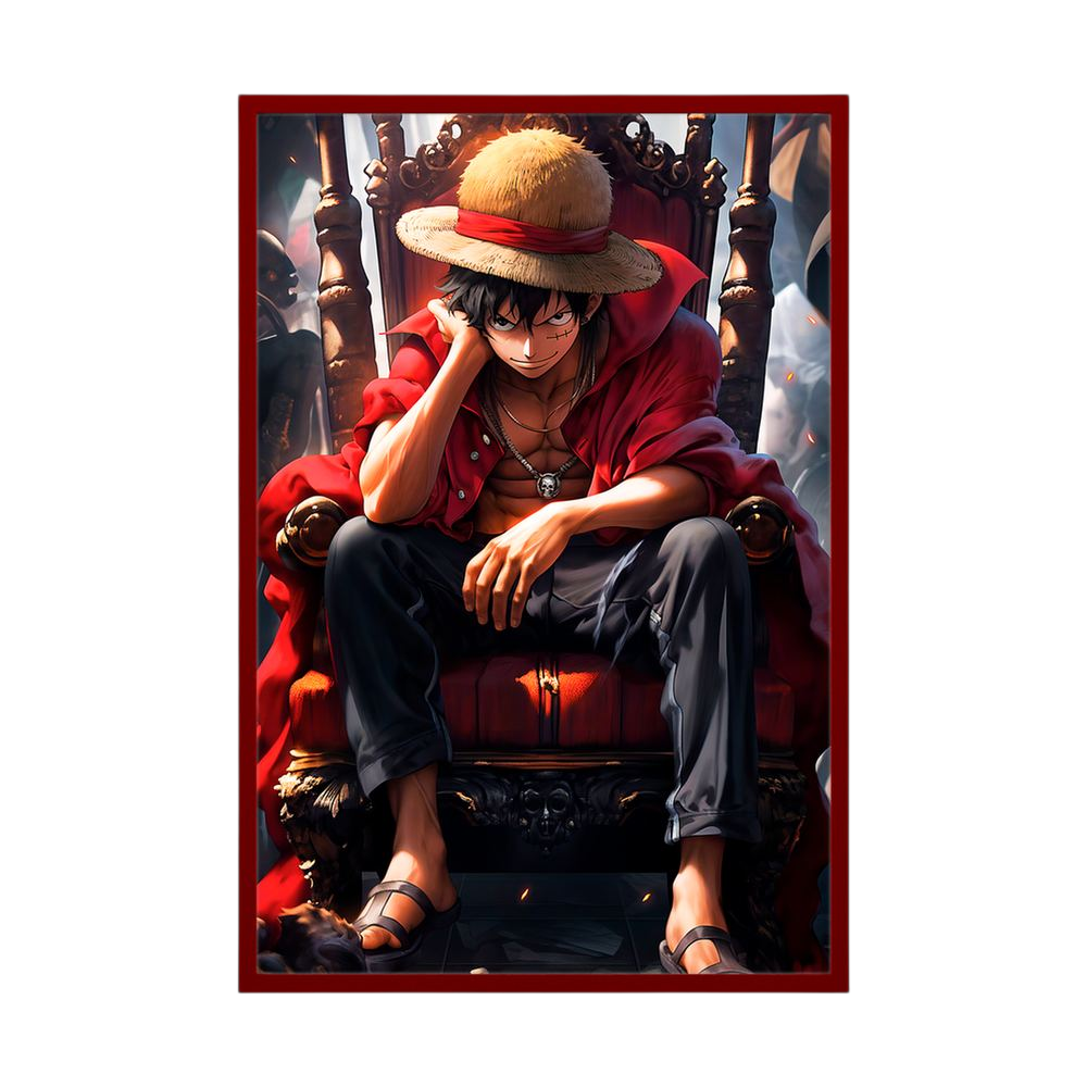 Crimson Throne anime pirate character art print, product view 4.
