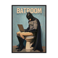 Batroom Break funny superhero bathroom print, product view 3.
