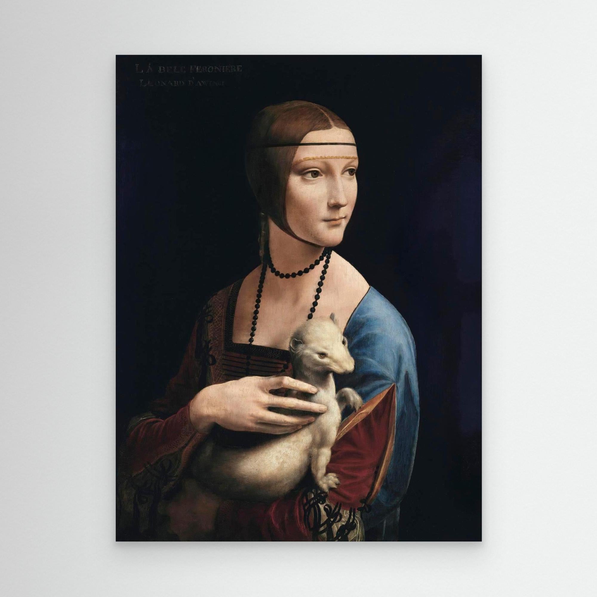 Lady with an Ermine - Canvas Wall Art