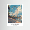 Singapore, Singapore – Skyline & Ferris Wheel