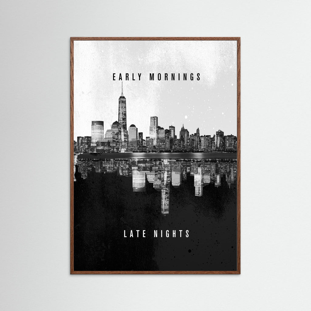 City Vibes Early Mornings and Late Nights