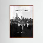 City Vibes Early Mornings and Late Nights