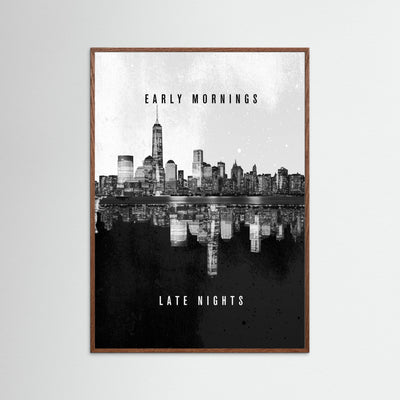 City Vibes Early Mornings and Late Nights