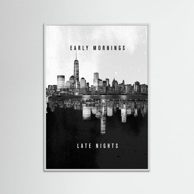 City Vibes Early Mornings and Late Nights