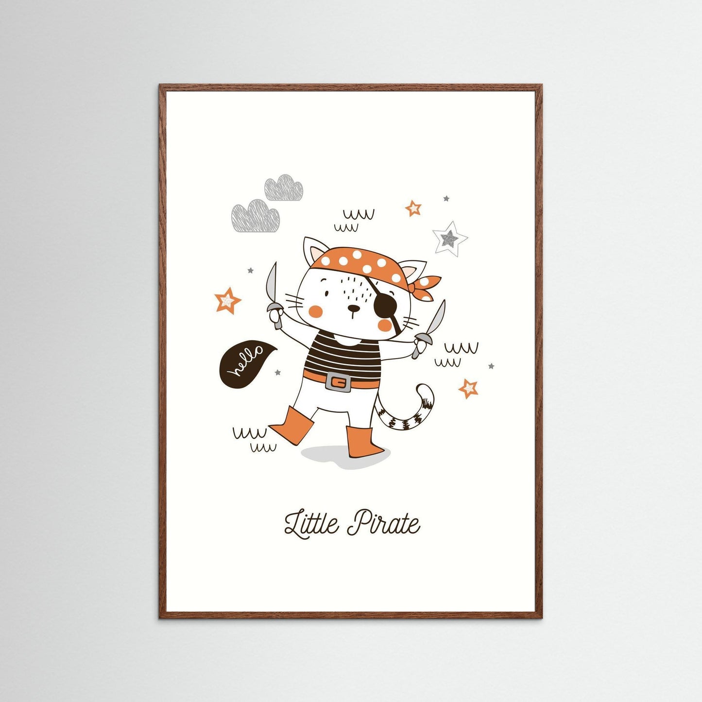 Adventurous Cat Pirate