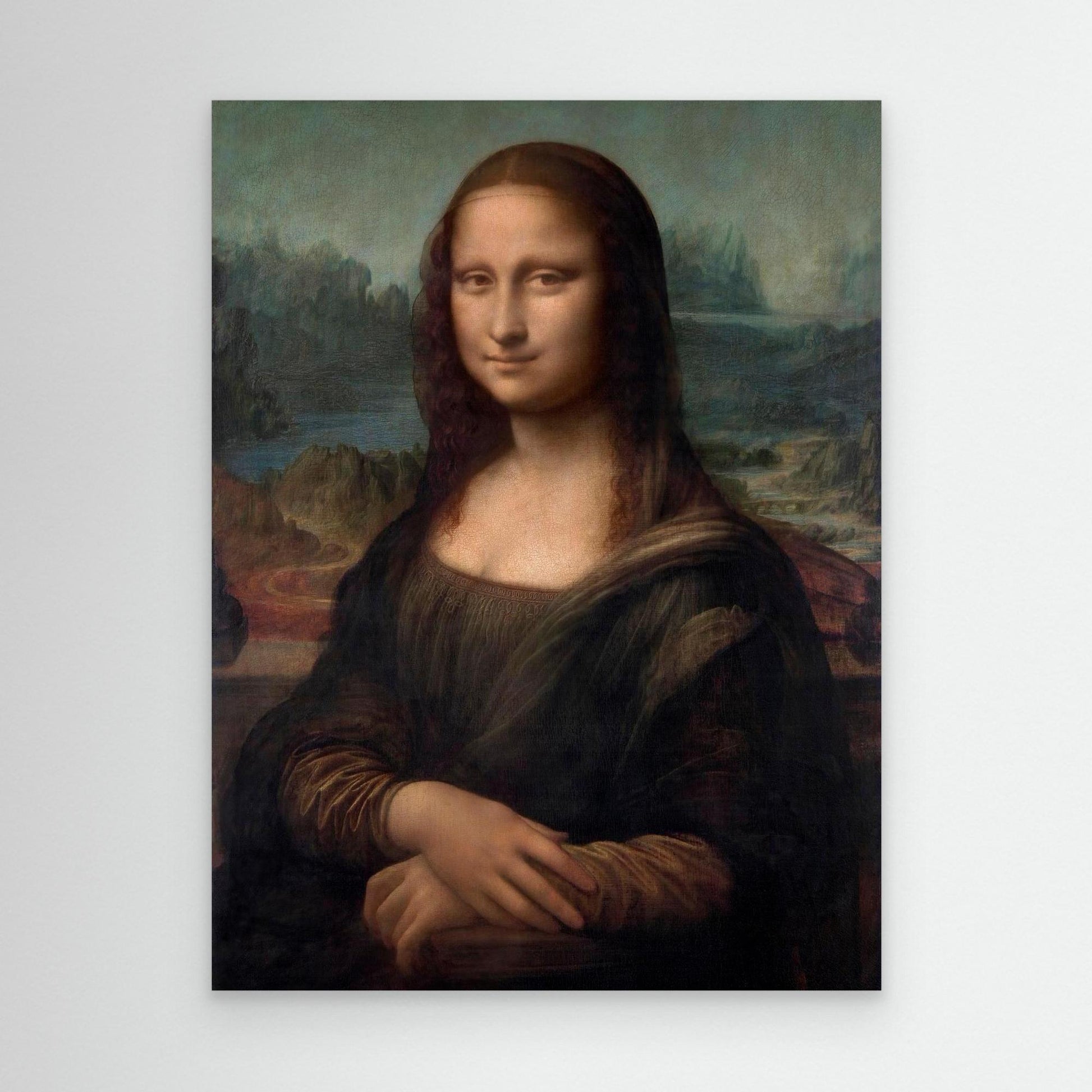 The Enigmatic Smile -Canvas Wall Art