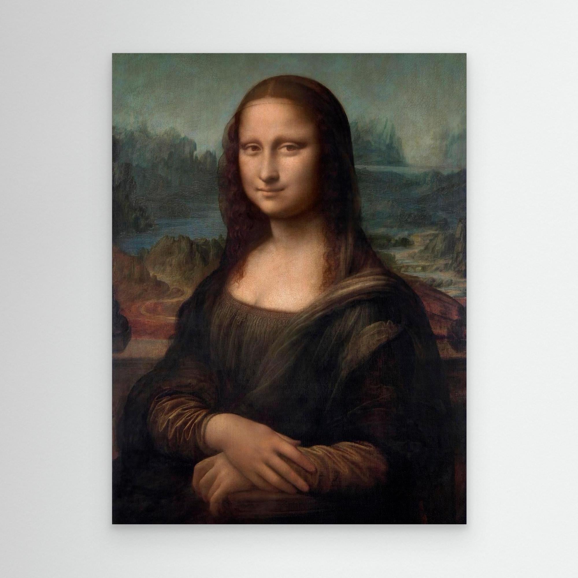 The Enigmatic Smile -Canvas Wall Art