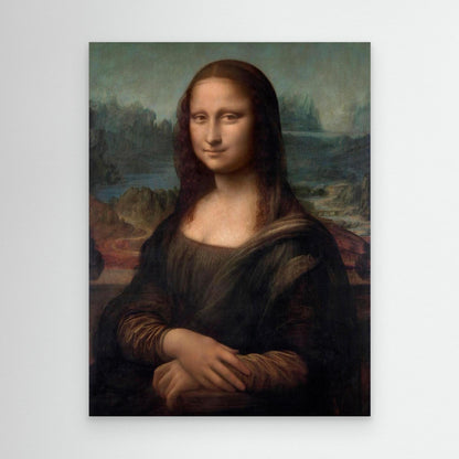 The Enigmatic Smile -Canvas Wall Art