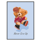 Never Give Up – Framed Wall Art