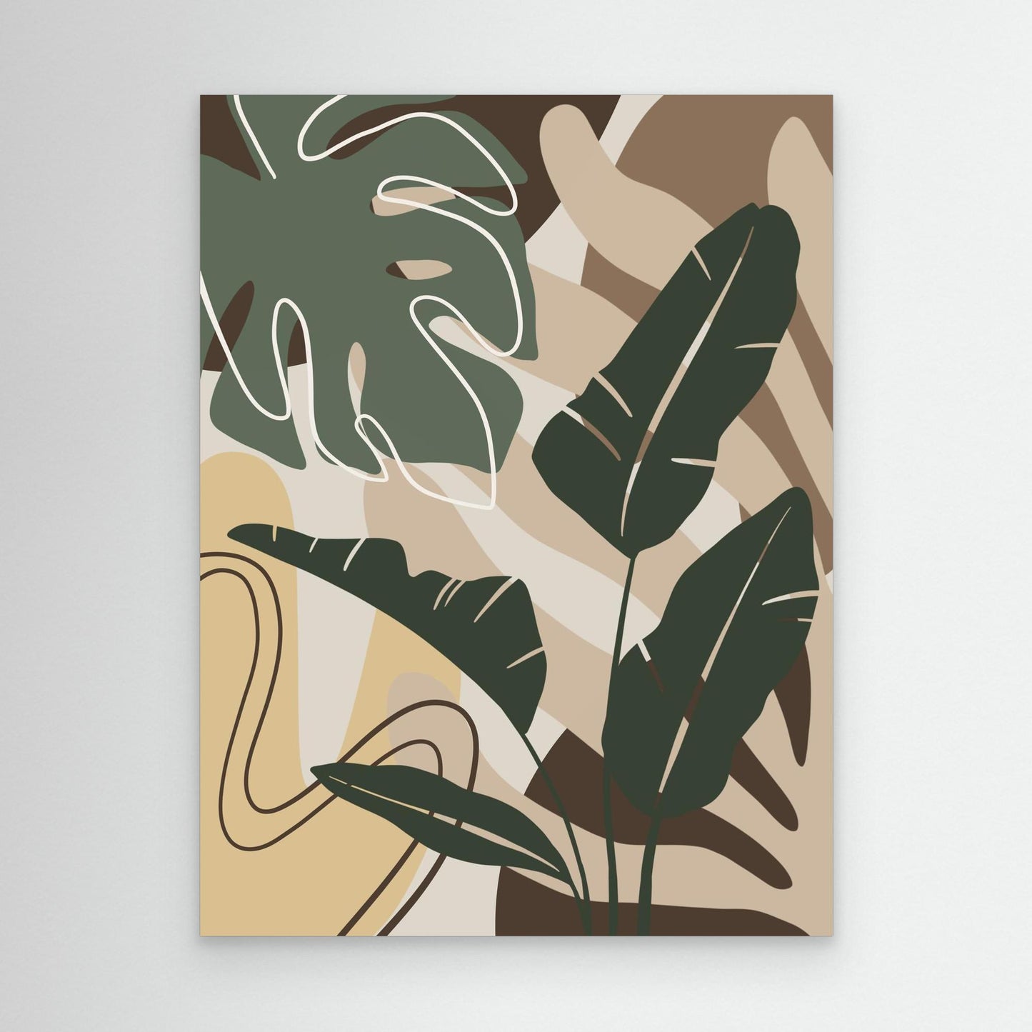 Tropical Touch – Framed Canvas Wall Art