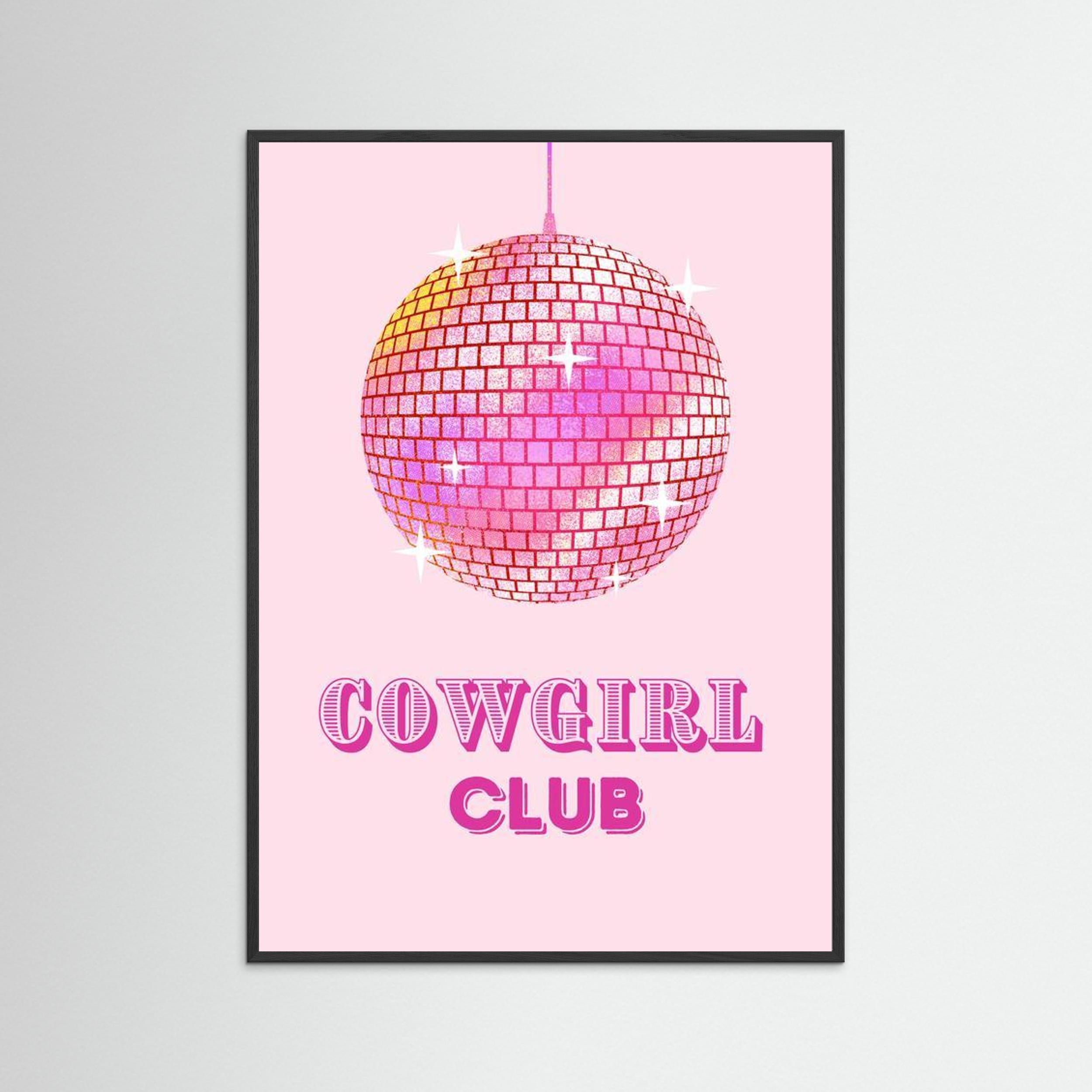 “COWGIRL CLUB” Disco Ball