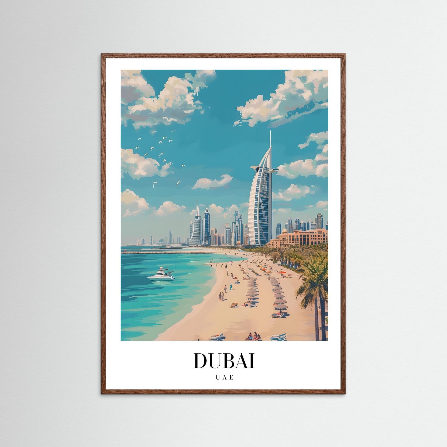 Dubai, UAE – Modern Skyline Beach 