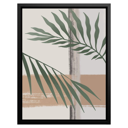 Tropical Vibes – Framed Canvas Wall Art