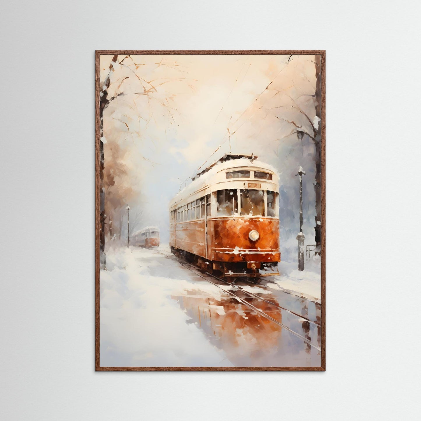 Winter Tram Journey